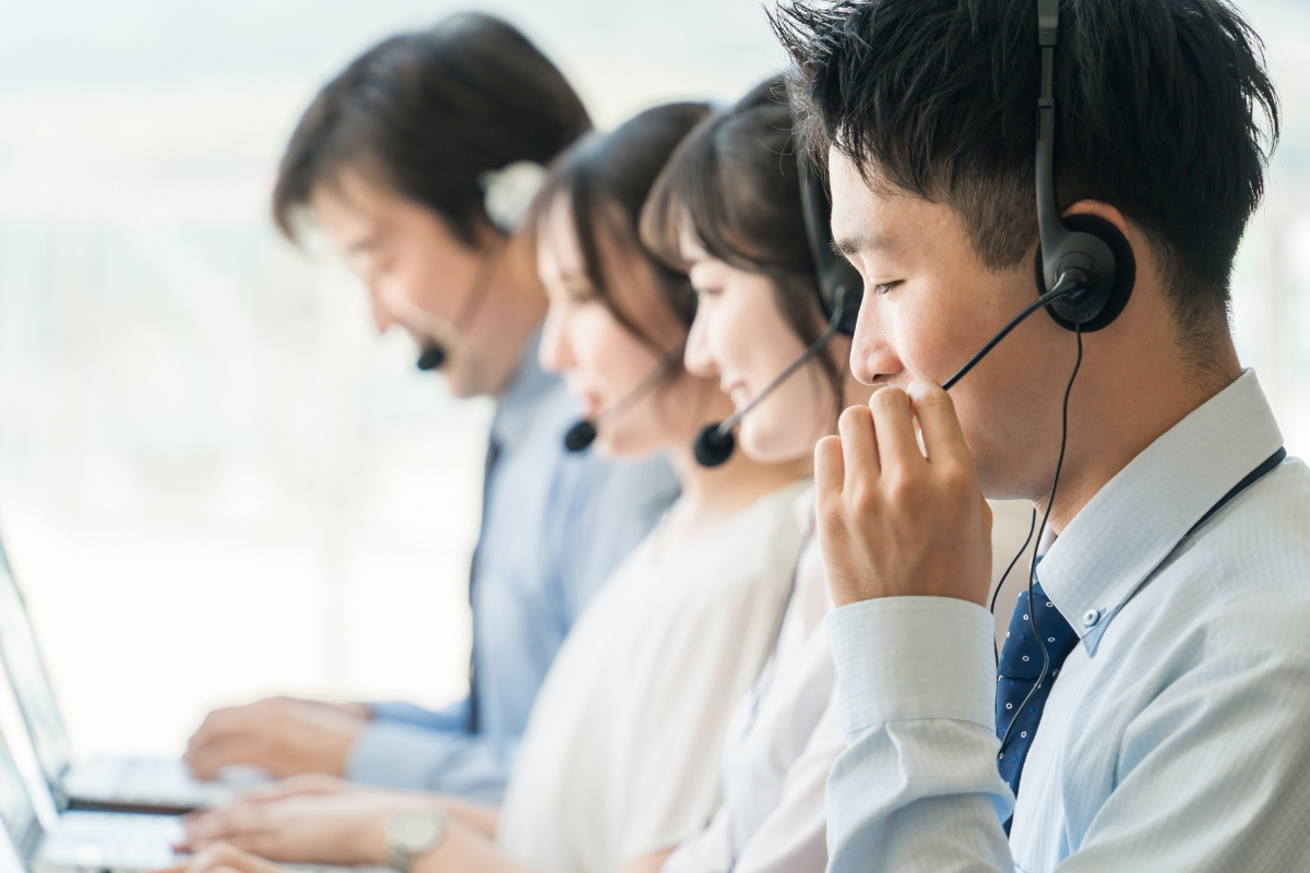 Customer service team